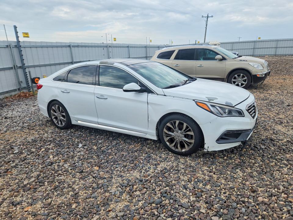 2015 Hyundai Sonata VIN 5NPE34AB3FH250672 COPART salvage auction — SIDE, Il - Certificate Of Title (P), sold $800 on 2026-07-30 (photo 4)