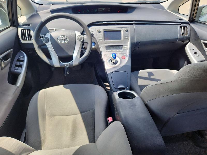 2013 Toyota Prius VIN JTDKN3DUXD5595666 COPART salvage auction — FRONT END, Salvage Title, sold $1,450 on 2026-07-30 (photo 8)