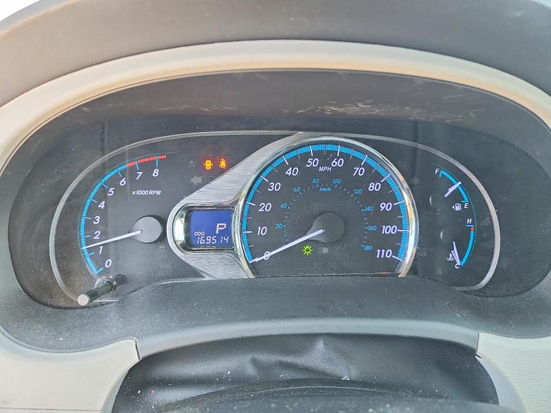 2012 Toyota Sienna VIN 5TDDK3DC3CS038907 COPART salvage auction — HAIL, Pa - Certificate Of Salvage, sold $1,100 on 2026-07-30 (photo 9)