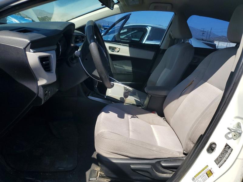 2015 Toyota Corolla VIN 5YFBURHE0FP309161 COPART salvage auction — SIDE, CA - SALVAGE CERTIFICATE, sold $2,750 on 2026-07-29 (photo 7)