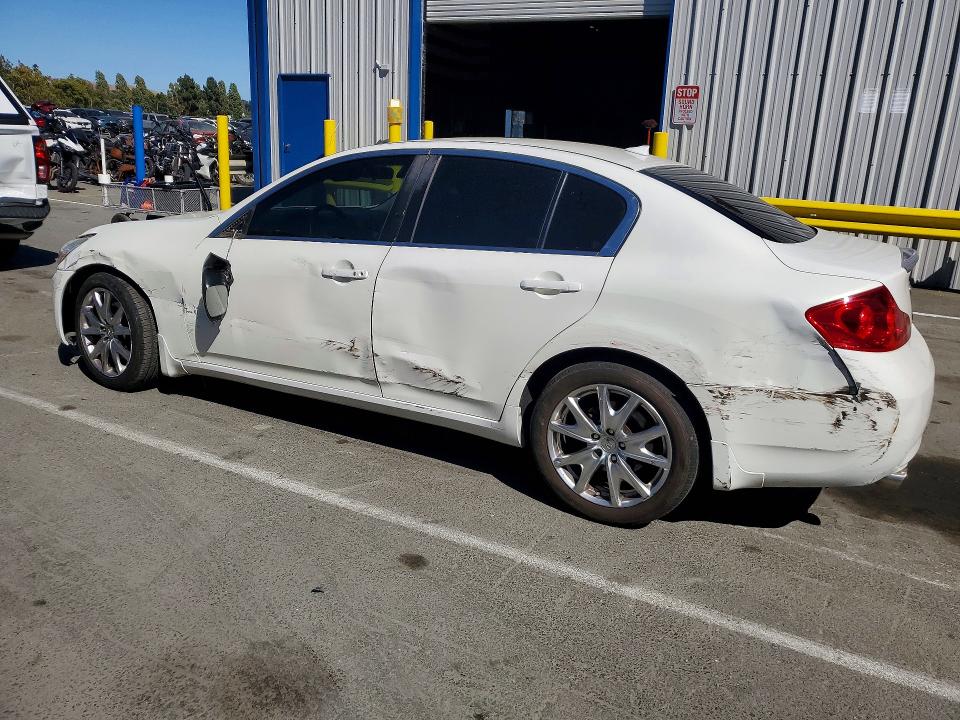 2009 Infiniti G37 VIN JNKCV61F69M358096 COPART salvage auction — SIDE, CA - SALVAGE CERTIFICATE, sold $125 on 2026-07-31 (photo 2)