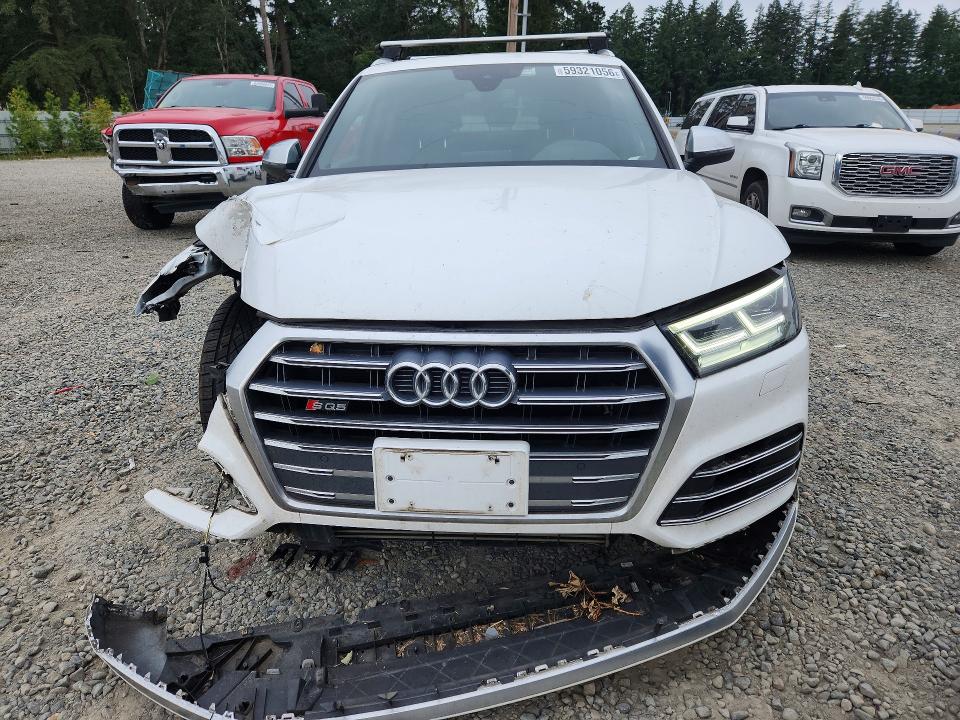 2018 Audi VIN WA1A4AFY8J2193302 COPART salvage auction — FRONT END, Salvage Title, sold $6,300 on 2026-07-10 (photo 5)