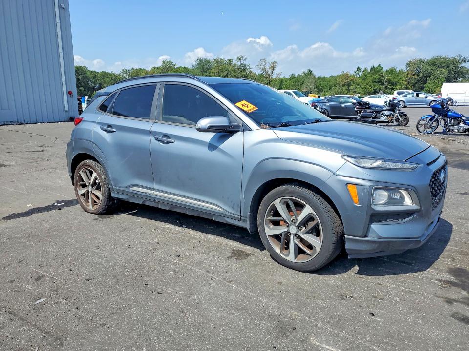 2019 Hyundai Kona VIN KM8K53A50KU250495 COPART salvage auction — FRONT END, Fl - Certificate Of Title, sold $15 on 2026-07-27 (photo 4)