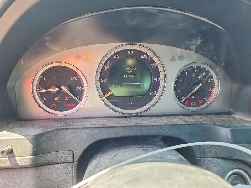 2008 Mercedes-benz C class VIN WDDGF54X28F067828 COPART salvage auction — FRONT END, Wi - Junked Vehicle Bill Of Sale, sold $400 on 2026-08-03 (photo 9)