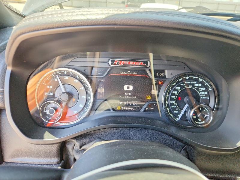 2020 Ram 1500 VIN 1C6SRFLT7LN360582 COPART salvage auction — REAR END, Ca - Salvage Certificate, sold $11,900 on 2026-08-28 (photo 9)
