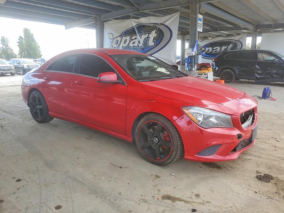 2015 Mercedes-benz Cla-klasse VIN WDDSJ4EB7FN197662 COPART salvage auction — FRONT END, Ca - Salvage Certificate, sold $1,550 on 2026-07-28 (photo 4)