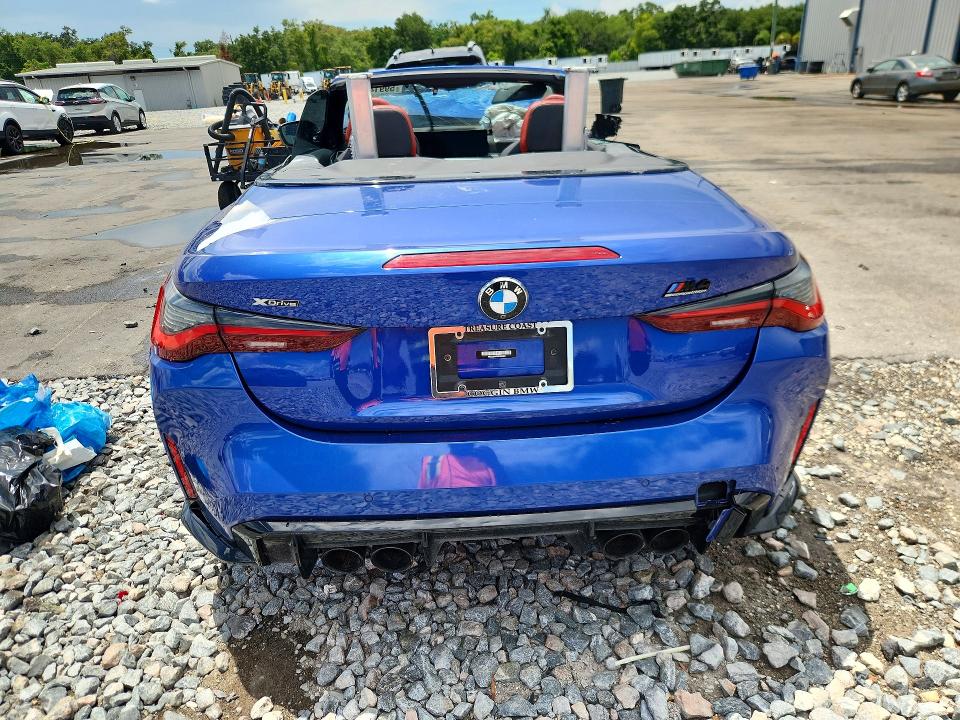 2024 BMW M4 VIN WBS33BA03RCN05324 COPART salvage auction — ROLLOVER, Fl - Certificate Of Title, sold $39,250 on 2026-07-29 (photo 6)