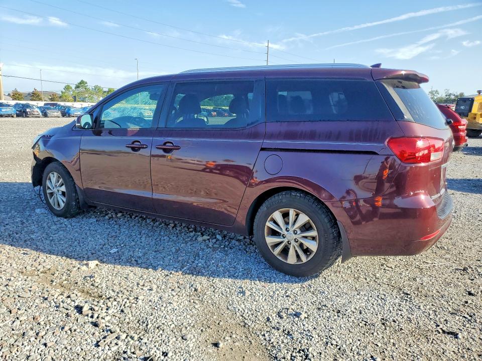 2017 Kia SEDONA VIN KNDMB5C11H6329327 COPART salvage auction — FRONT END, Fl - Cert Of Title Slvg Rebuildable, sold $1,500 on 2026-07-14 (photo 2)