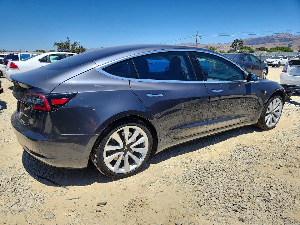 2018 Tesla Model 3 VIN 5YJ3E1EB4JF145382 COPART salvage auction — FRONT END, Ca - Salvage Certificate, sold $3,700 on 2026-07-14 (photo 3)