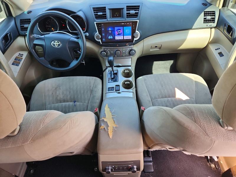 2012 Toyota Highlander VIN 5TDZK3EH3CS052998 COPART salvage auction — REAR END, Fl - Cert Of Title Slvg Rebuildable, sold $15 on 2026-07-22 (photo 8)