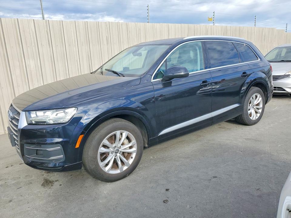 2017 Audi Q7 VIN WA1LAAF75HD032851 COPART salvage auction — REAR END, CA - SALVAGE CERTIFICATE, sold $8,000 on 2026-07-28 (photo 1)