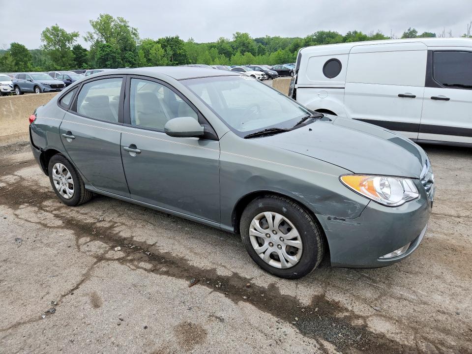 2010 Hyundai Elantra VIN KMHDU4AD9AU859155 COPART salvage auction — REAR END, Ny - Mv-907A Salvage Certificate, sold $900 on 2026-07-09 (photo 4)