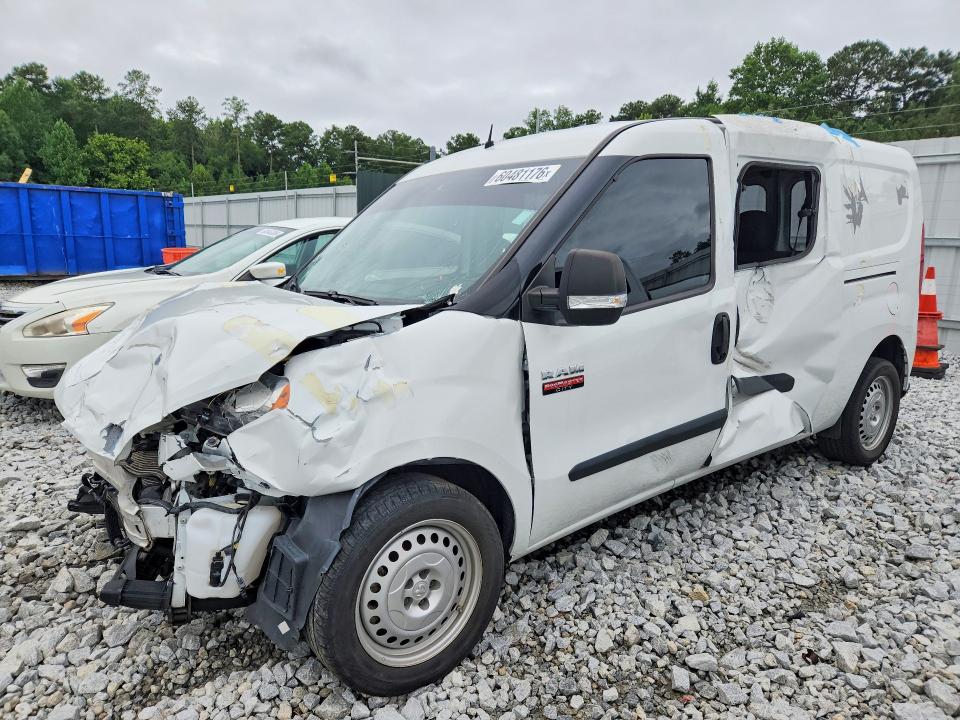 2022 Ram Promaster city VIN ZFBHRFAB2N6W94595 COPART salvage auction — FRONT END, Al - Cert Of Title-Salvage Title (P), sold $1,850 on 2026-07-29 (photo 1)