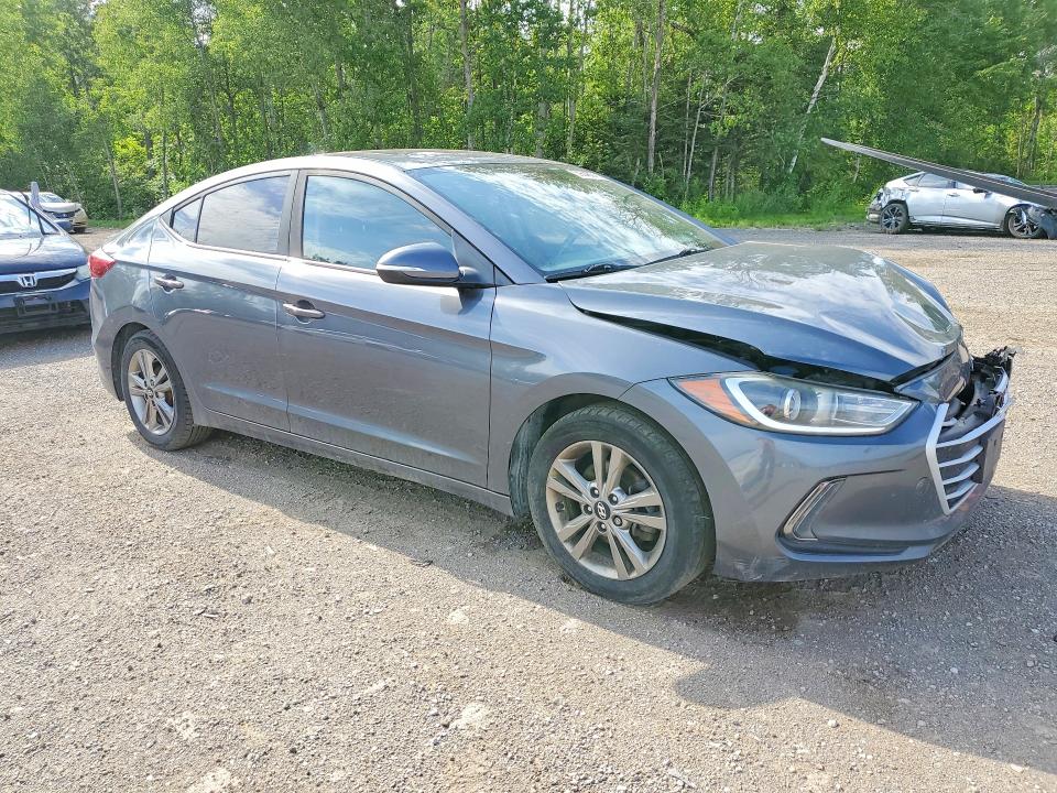 2018 Hyundai Elantra VIN KMHD84LF6JU699870 COPART salvage auction — FRONT END, ON - PERMIT SALVAGE, sold $600 on 2026-07-23 (photo 4)