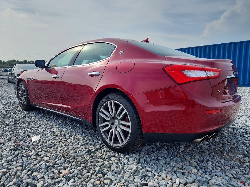 2017 Maserati Ghibli VIN ZAM57RSS0H1248710 COPART salvage auction — FRONT END, Id - Salvage Certificate Of Title, sold $8,500 on 2026-09-04 (photo 2)