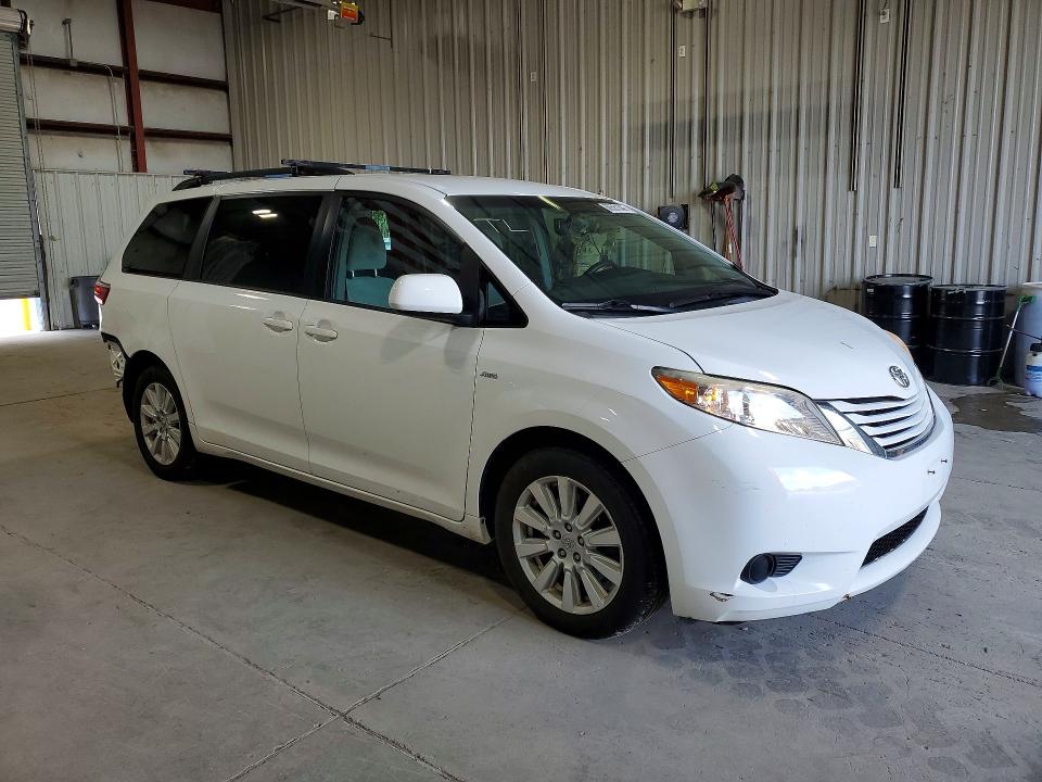 2017 Toyota Sienna VIN 5TDJZ3DCXHS167295 COPART salvage auction — REAR END, Ny - Mv-907A Salvage Certificate, sold $6,600 on 2026-07-27 (photo 4)