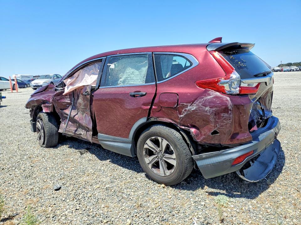 2017 Honda Cr-v VIN 7FARW5H31HE008157 COPART salvage auction — REAR END, Ca - Salvage Certificate, sold $925 on 2026-07-28 (photo 2)