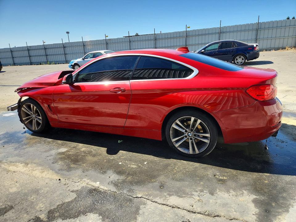2017 BMW 4 series VIN WBA4R7C57HK876455 COPART salvage auction — FRONT END, CA - CERT OF TITLE-SALVAGED, sold $600 on 2026-08-04 (photo 2)