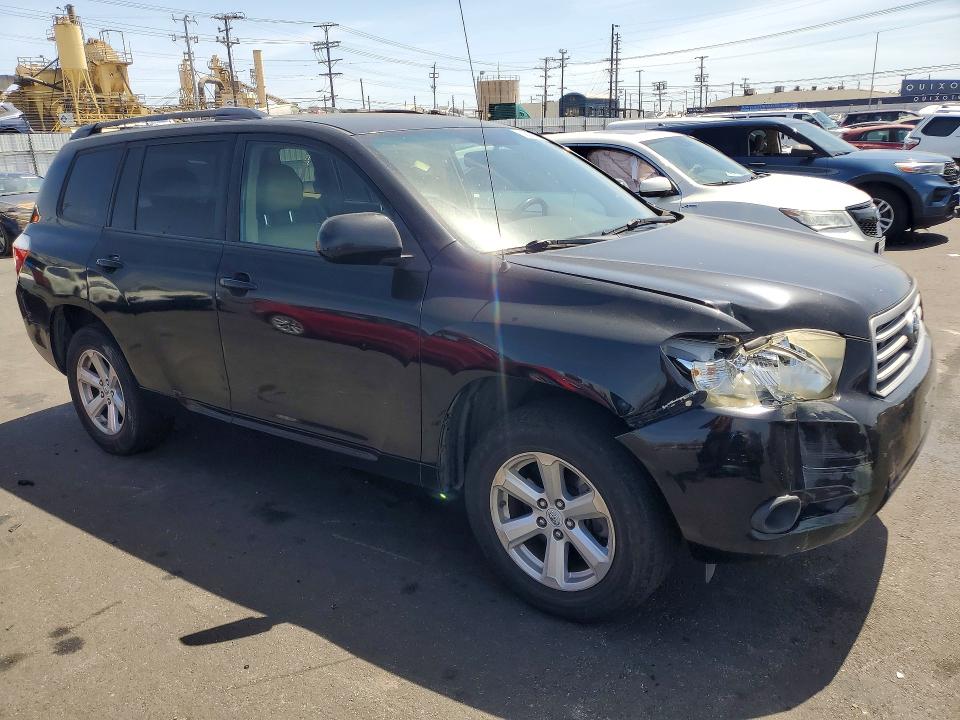 2008 Toyota Highlander VIN JTEDS41A582010187 COPART salvage auction — FRONT END, Ca - Dis/Dlr/Exp Only Clean Title, sold $625 on 2026-07-29 (photo 4)