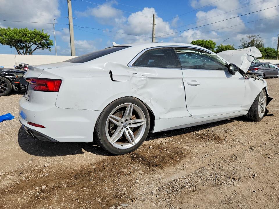 2018 Audi A5 VIN WAUTNAF58JA003437 COPART salvage auction — FRONT END, FL - CERT OF TITLE SLVG REBUILDABLE, sold $525 on 2026-07-22 (photo 3)