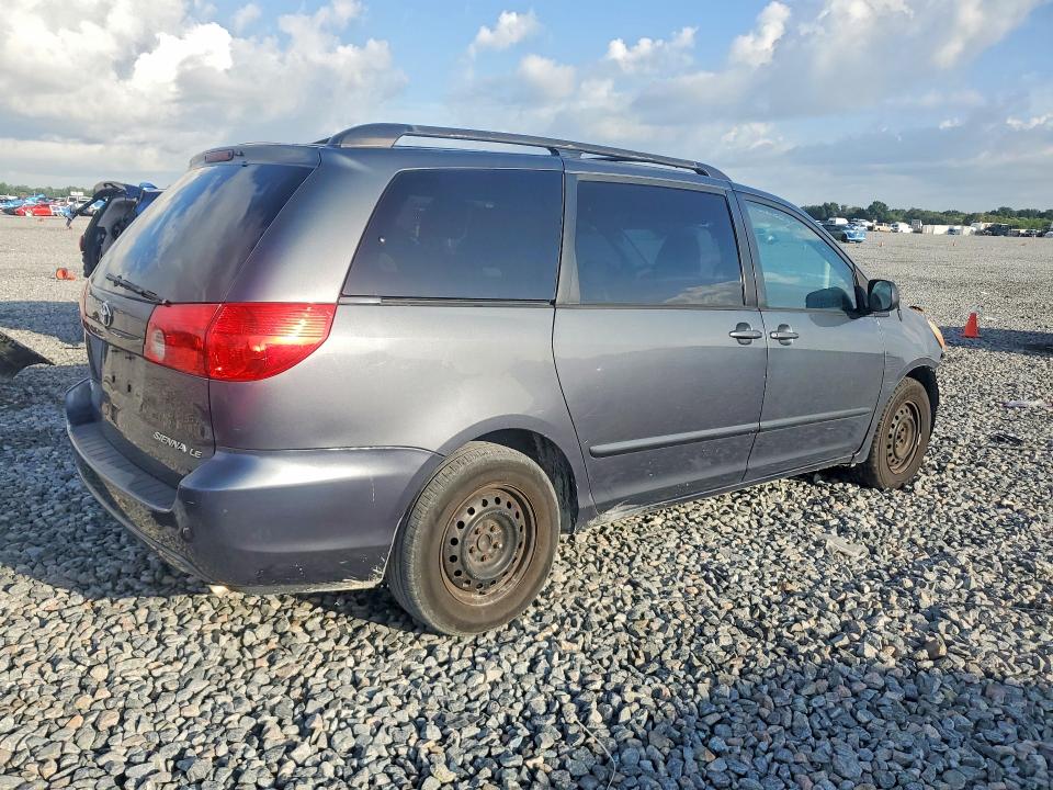 2009 Toyota Sienna VIN 5TDZK23C59S238018 COPART salvage auction — FRONT END, FL - CERT OF TITLE SLVG REBUILDABLE, sold $925 on 2026-07-31 (photo 3)