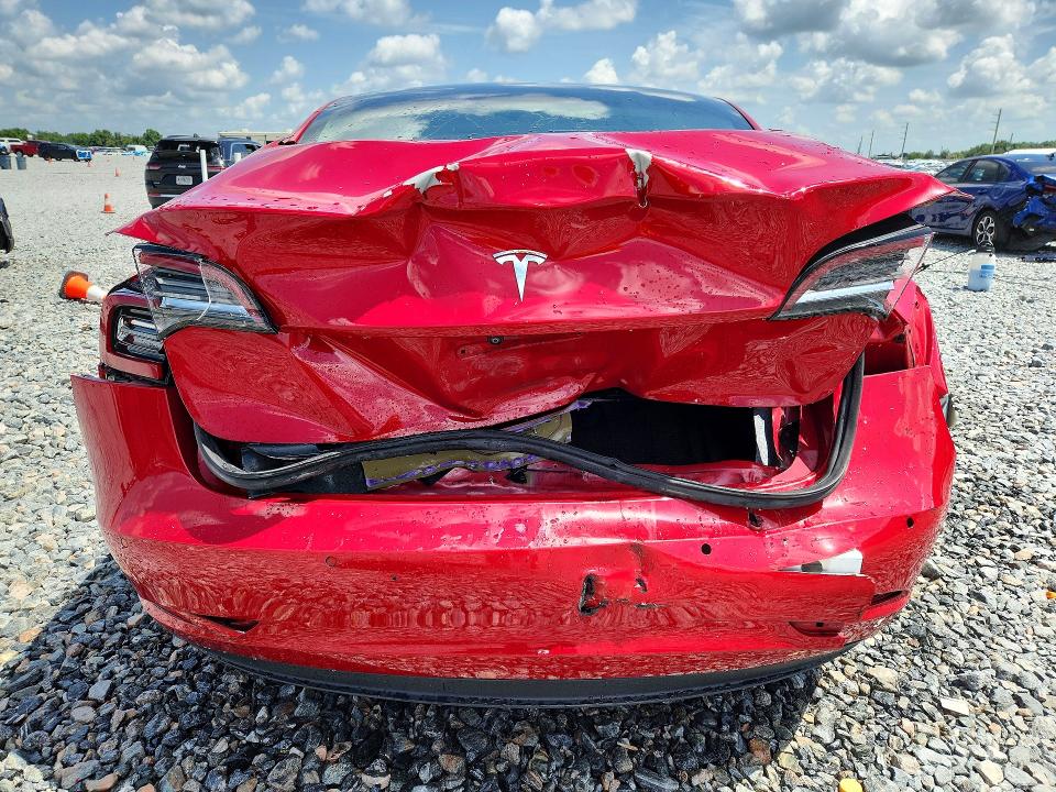 2022 Tesla Model 3 VIN 5YJ3E1EAXNF154164 COPART salvage auction — REAR END, FL - CERTIFICATE OF DESTRUCTION, sold $3,200 on 2026-07-28 (photo 6)