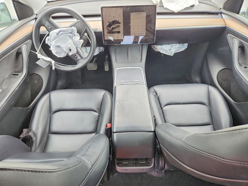 2024 Tesla Model Y VIN 7SAYGDED2RF035707 COPART salvage auction — FRONT END, Ca - Salvage Certificate, sold $8,000 on 2026-09-10 (photo 8)
