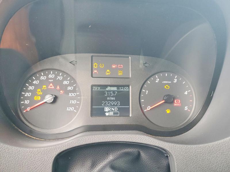 2020 Mercedes-benz Sprinter VIN W1W4EBHY5LP211347 COPART salvage auction — MECHANICAL, TX - CERTIFICATE OF TITLE (P), sold $7,400 on 2026-07-29 (photo 9)