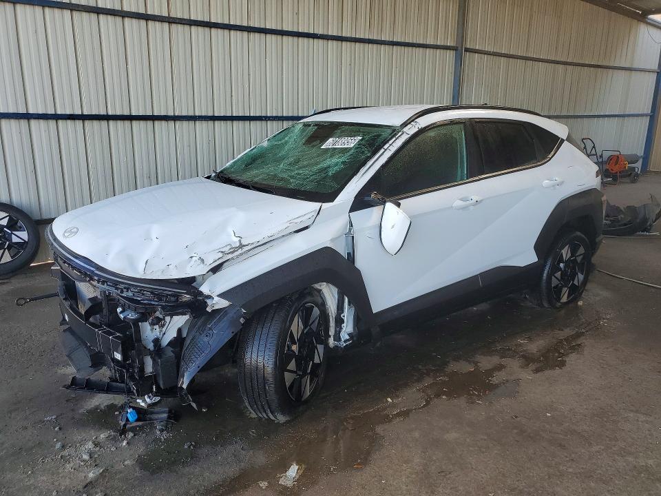 2025 Hyundai Kona VIN KM8HB3AB4SU310674 COPART salvage auction — FRONT END, CA - NON-REPAIRABLE VEHICLE CERT (P), sold $1,200 on 2026-07-20 (photo 1)