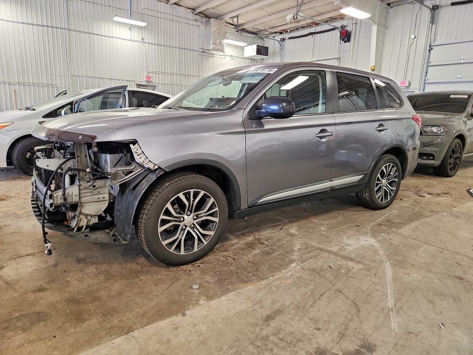 2018 Mitsubishi Outlander VIN JA4AZ2A36JZ015821 COPART salvage auction — FRONT END, Mn - Cert Of Title-Salvage, sold $3,650 on 2026-07-16 (photo 1)