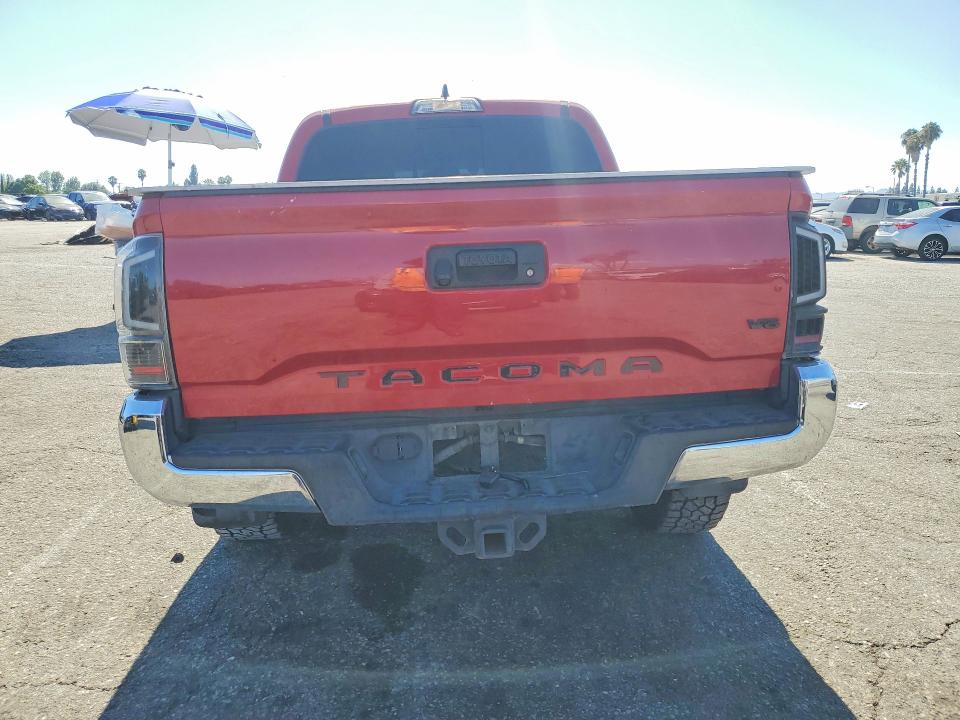 2017 Toyota Tacoma VIN 3TMCZ5AN3HM101617 COPART salvage auction — FRONT END, CA - SALVAGE CERTIFICATE, sold $8,600 on 2026-09-08 (photo 6)
