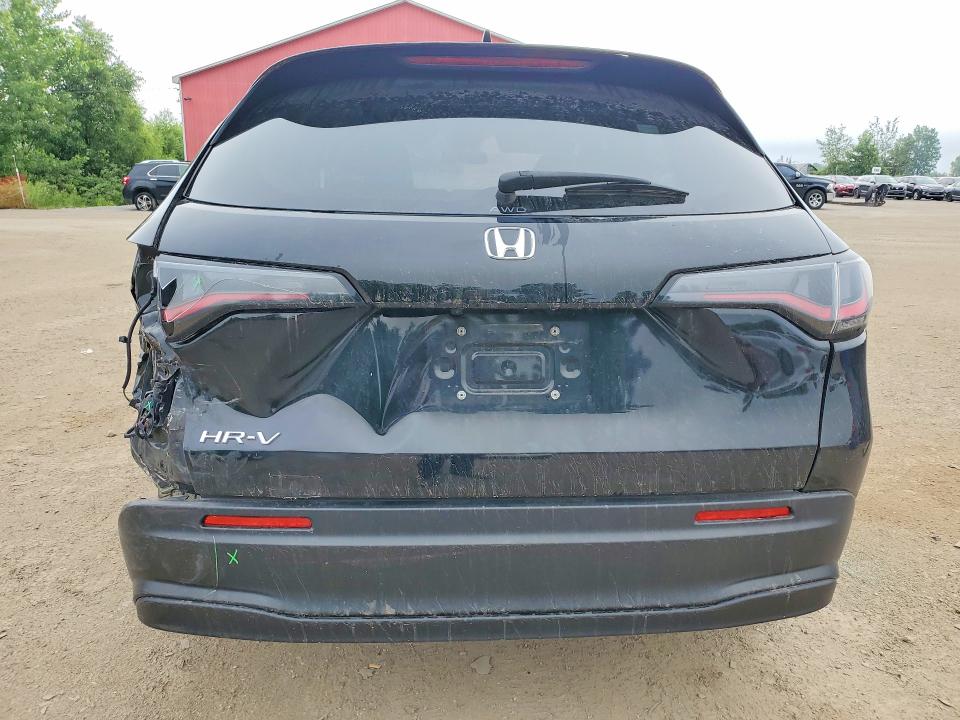 2024 Honda Hr-v VIN 3CZRZ2H37RM105467 COPART salvage auction — REAR END, On - Permit No Brand - Unfit, sold $7,200 on 2026-07-30 (photo 6)