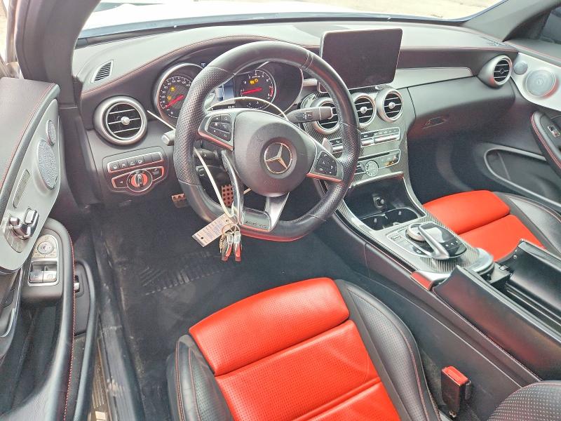 2018 Mercedes-benz C-klasse amg VIN WDDWJ8GB4JF714974 COPART salvage auction — FRONT END, Fl - Cert Of Title Slvg Rebuildable, sold $19,800 on 2026-08-20 (photo 8)