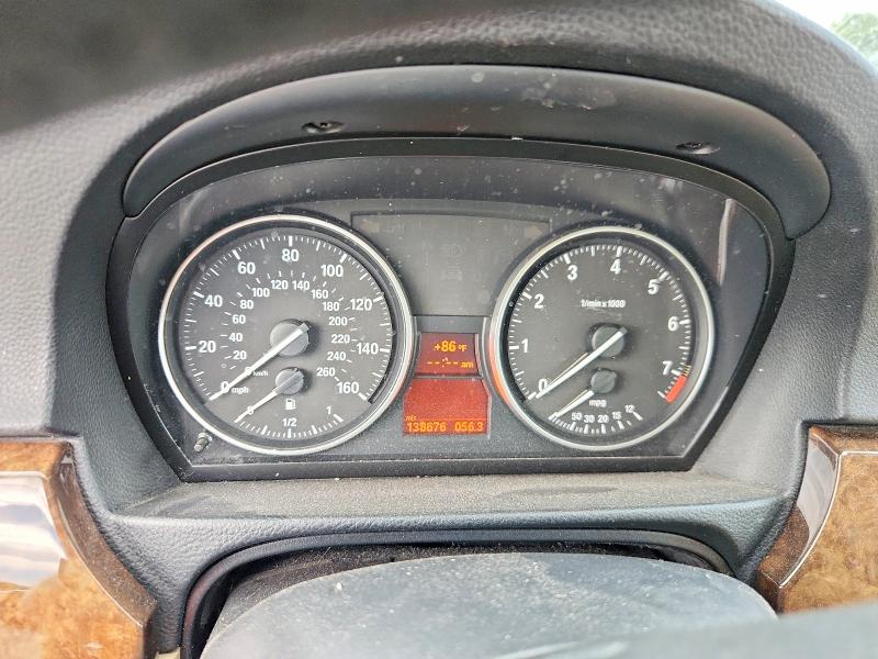 2009 BMW 3 series VIN WBAPH73539E127345 COPART salvage auction — FRONT END, Tn - Salvage Certificate, sold $150 on 2026-08-03 (photo 9)