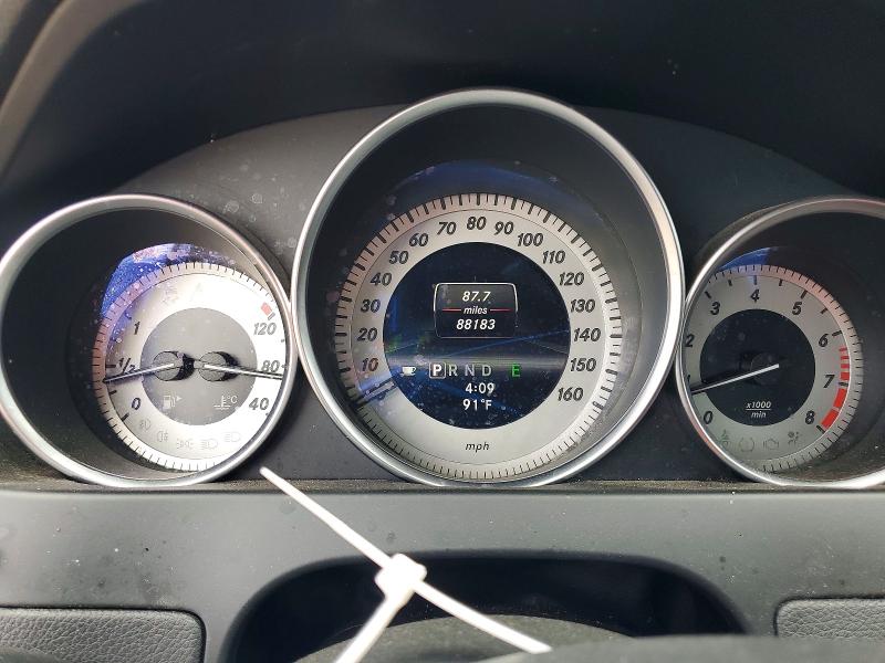 2013 Mercedes-benz C-klasse VIN WDDGF4HB0DR300591 COPART salvage auction — NORMAL WEAR, Ks - Dealer Only Clean Title, sold $100 on 2026-08-04 (photo 9)