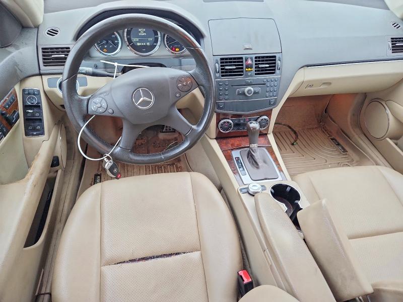 2009 Mercedes-benz C class VIN WDDGF81X29R084506 COPART salvage auction — FRONT END, CT - CERTIFICATE OF TITLE, sold $500 on 2026-07-10 (photo 8)