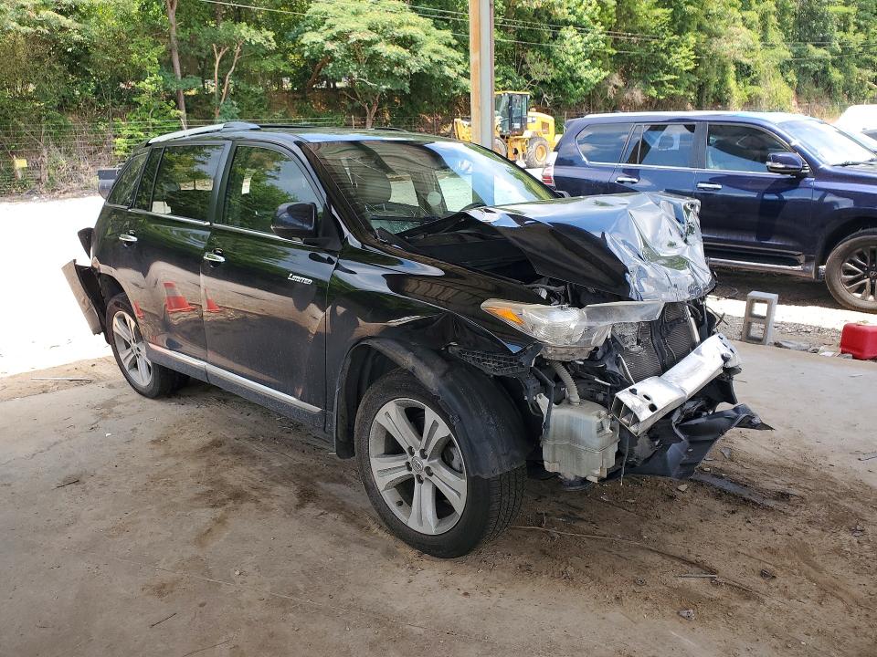 2012 Toyota VIN 5TDYK3EH8CS062003 COPART salvage auction — FRONT END, Al - Cert Of Title-Salvage Title, sold $175 on 2026-07-21 (photo 4)