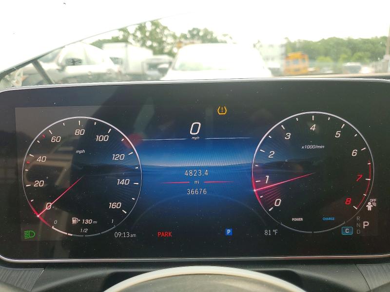 2025 Mercedes-benz C class VIN W1KAF4HB0SR255509 COPART salvage auction — FRONT END, FL - CERTIFICATE OF TITLE, sold $9,500 on 2026-07-27 (photo 9)