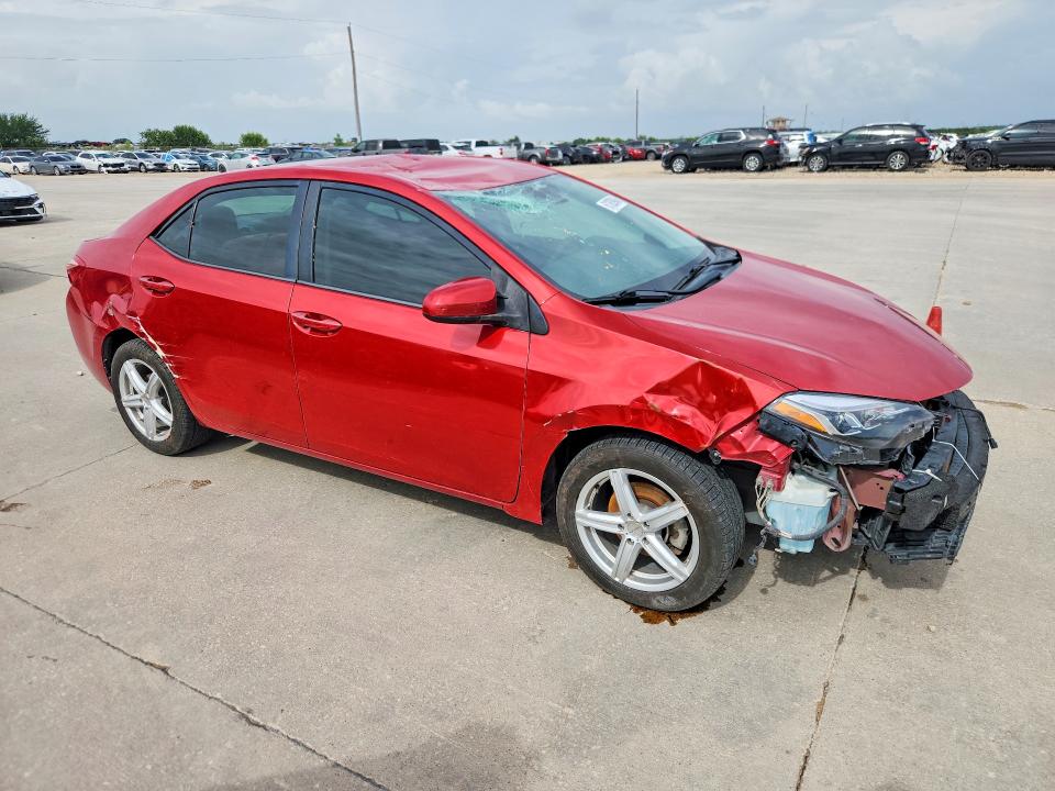 2018 Toyota Corolla VIN 5YFBURHE5JP760045 COPART salvage auction — FRONT END, Tx - Cert Of Title-Rebuilt Salvage, sold $2,500 on 2026-07-30 (photo 4)