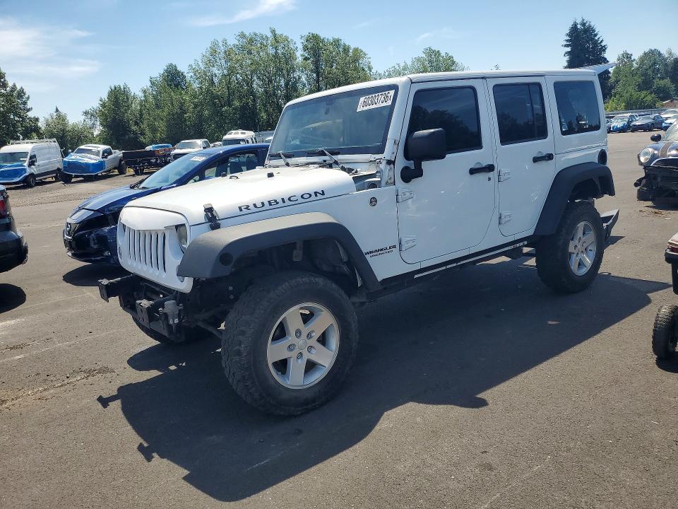 2015 Jeep Wrangler unlimited VIN 1C4BJWDG6FL684916 COPART salvage auction — FRONT END, OR - CERTIFICATE OF TITLE, sold $3,000 on 2026-07-08 (photo 1)