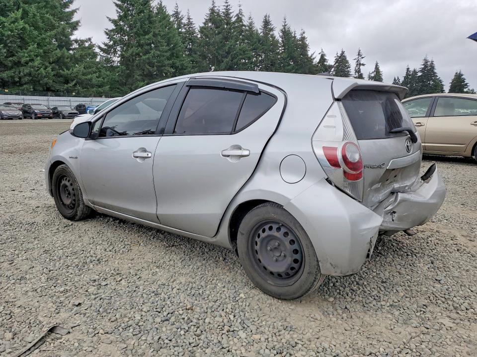 2014 Toyota Prius c VIN JTDKDTB35E1061366 COPART salvage auction — REAR END, Wa - Bill Of Sale, sold $725 on 2026-07-10 (photo 2)
