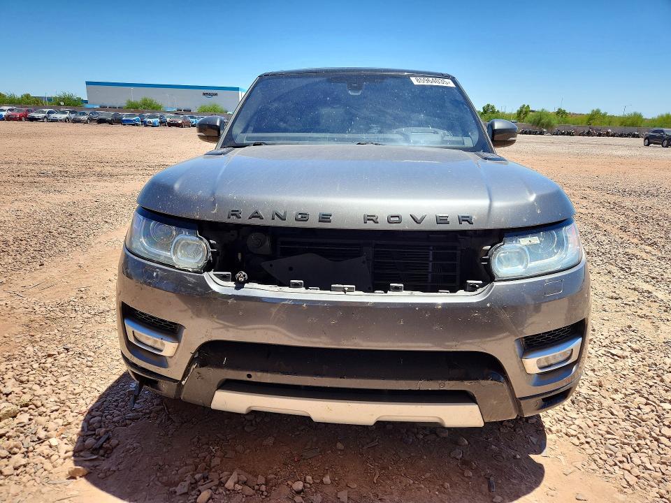 2016 Land rover Range rover sport VIN SALWR2PF4GA115168 COPART salvage auction — FRONT END, AZ - CERT OF TITLE - SALVAGE, sold $3,300 on 2026-08-01 (photo 5)