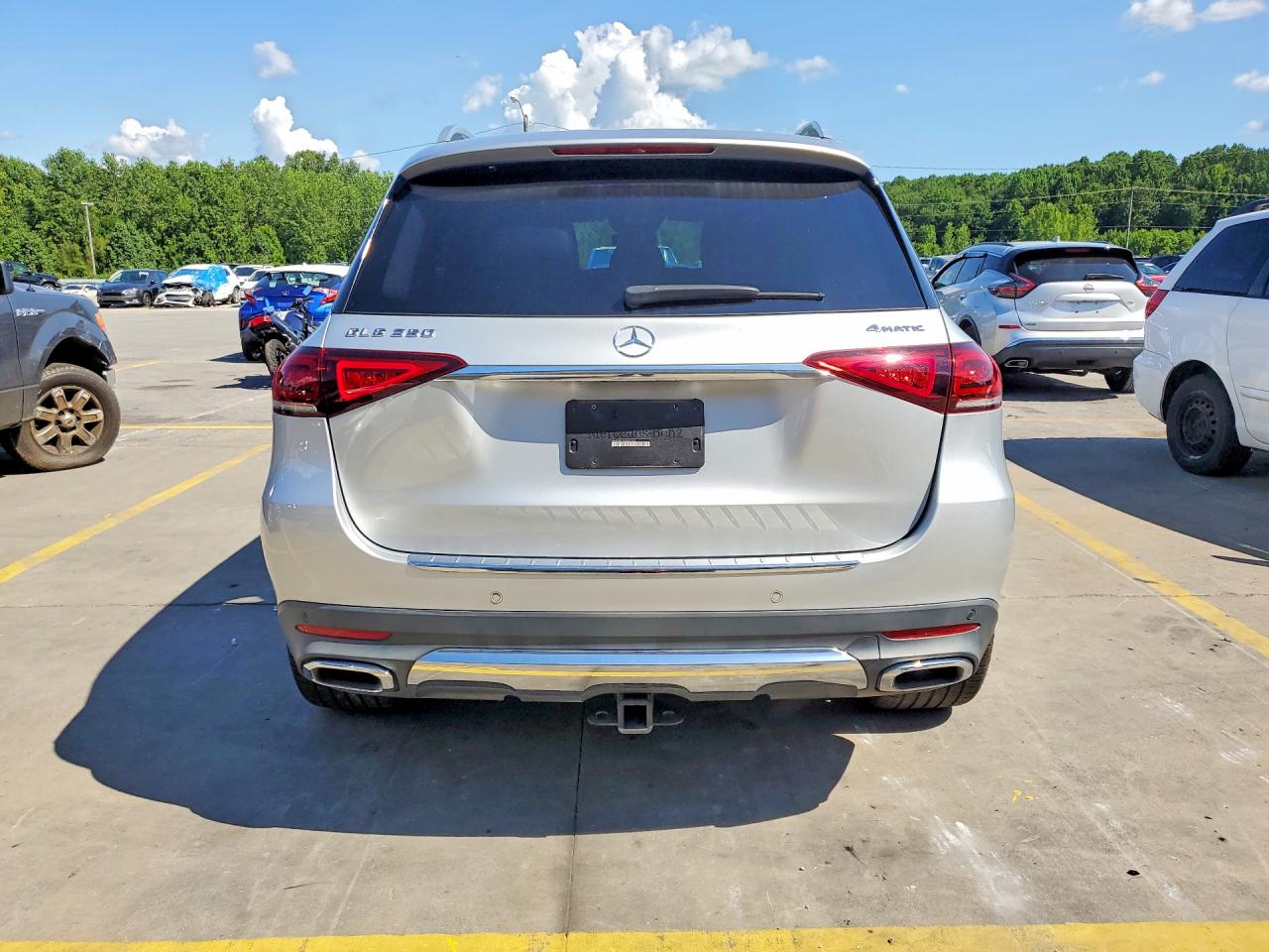 2020 Mercedes-Benz GLE-Class VIN 4JGFB4KE5LA081933 COPART salvage auction — Minor Dent/Scratches, NC - CERTIFICATE OF TITLE (P), sold $23,200 on 2026-08-20 (photo 6)