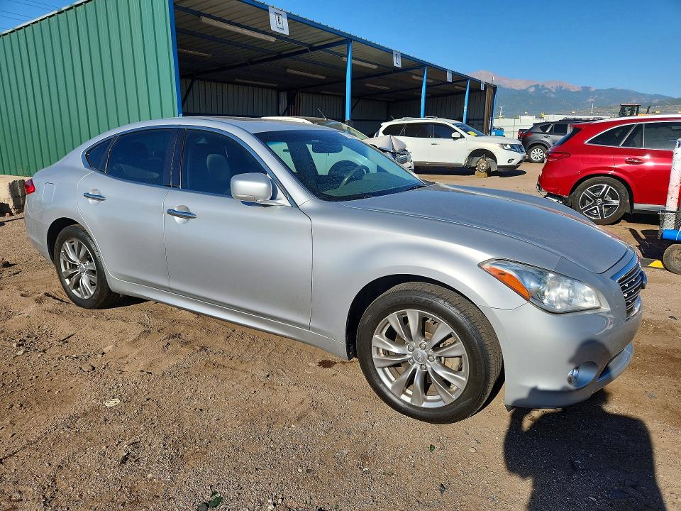2013 Infiniti M VIN JN1BY1AR6DM602312 COPART salvage auction — HAIL, Co - Certificate Of Title, sold $350 on 2026-07-29 (photo 4)