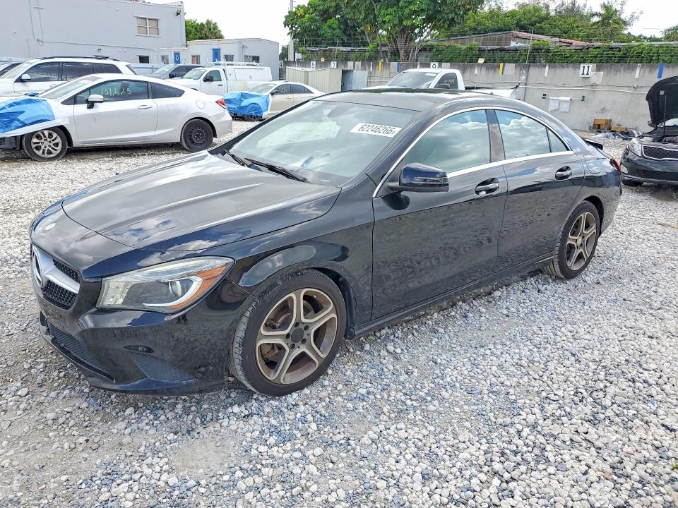 2014 Mercedes-benz Cla-klasse VIN WDDSJ4EB9EN129121 COPART salvage auction — REAR END, Fl - Cert Of Title Slvg Rebuildable, sold $1,750 on 2026-08-07 (photo 1)