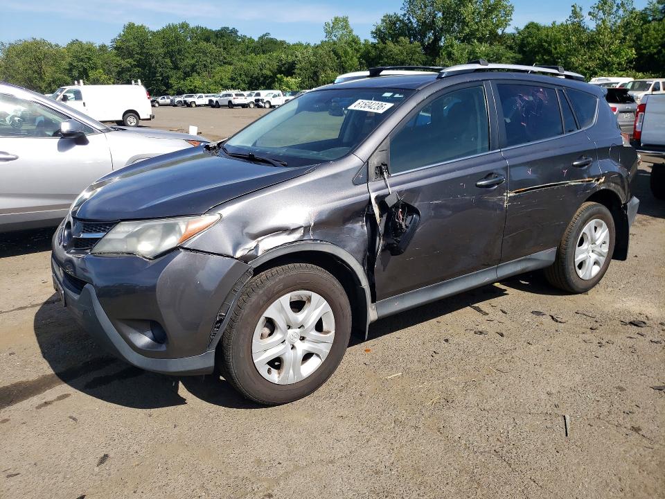 2014 Toyota Rav4 VIN JTMBFREV8EJ001012 COPART salvage auction — SIDE, CT - CERT OF TITLE-SALVAGE, sold $500 on 2026-07-24 (photo 1)