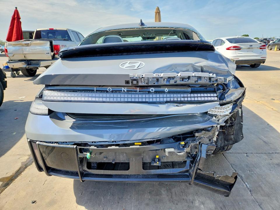 2024 Hyundai Ioniq 6 VIN KMHM34AC2RA060356 COPART salvage auction — REAR END, Tx - Salvage Vehicle Title, sold $8,200 on 2026-07-09 (photo 6)