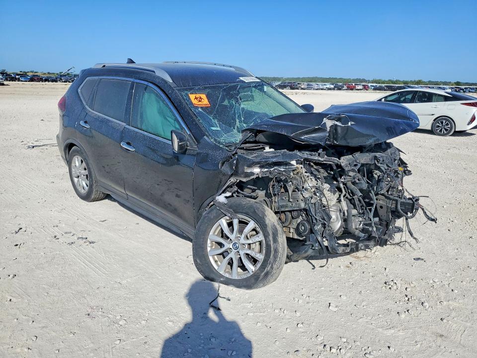 2019 Nissan Rogue VIN KNMAT2MT8KP558961 COPART salvage auction — FRONT END, TX - SALVAGE VEHICLE TITLE (P), sold $300 on 2026-07-16 (photo 4)