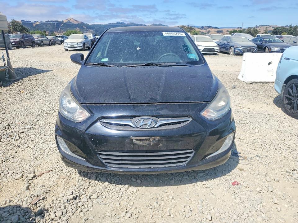2013 Hyundai VIN KMHCU4AE1DU581263 COPART salvage auction — VANDALISM, Ca - Salvage Certificate, sold $650 on 2026-07-14 (photo 5)