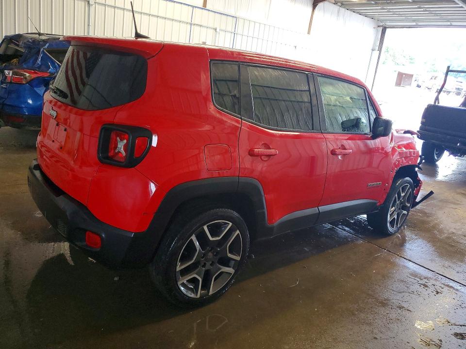 2020 Jeep Renegade VIN ZACNJBAB7LPL85793 COPART salvage auction — FRONT END, Pa - Certificate Of Salvage, sold $950 on 2026-08-05 (photo 3)